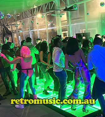 corporate disco dance floor hire Sydney